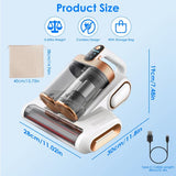 Supplier image showing Fabric One dimensions, included storage bag and USB-C cable